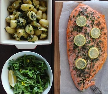 Oven Baked Salmon with Dill & Lemon